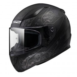 LS2 RAPID 2 CRYPT MAT SİYAH KAPALI KASK - XL