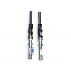 E-BİKE KASALI ÖN AMORTİSÖR TAKIMI - GRİ DİSK UYUMLU 80 CM / 43 MM