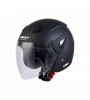 SWAY 733 YARIM KASK MAT SİYAH - M