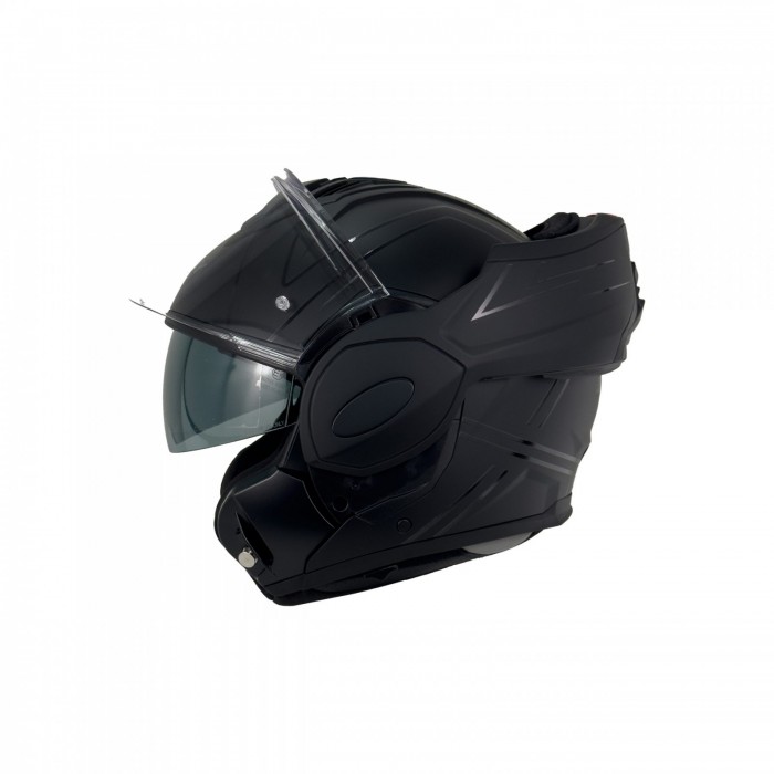 SWAY X600 ÇENE TAM AÇILIR KASK - SİYAH - XL