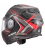 LS2 ADVANT X KARBON FUTURE II KIRMIZI KASK (180° dönebilen çene) - XL