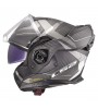 LS2 ADVANT X KARBON HORIZON MAT GÜMÜŞ-GRİ KASK (180° dönebilen çene) - L