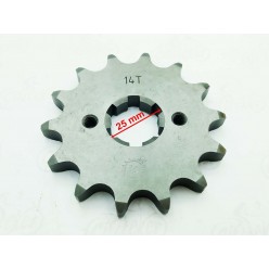 ATV ÖN DİŞLİ 530 - 14 T İÇ 25 mm 2 DELİKLİ