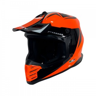 SWAY 618 ÇOCUK CROSS KASK STARDUST - TURUNCU - XL