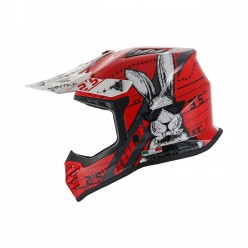 SWAY 618 ÇOCUK CROSS KASK BUNNY - KIRMIZI - BEYAZ - XL