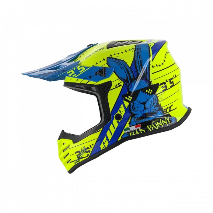 SWAY 618 ÇOCUK CROSS KASK BUNNY - SARI - MAVİ - XL