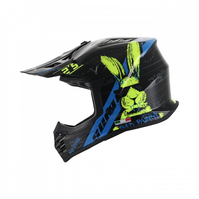SWAY 618 ÇOCUK CROSS KASK BUNNY - SİYAH - MAVİ - XL