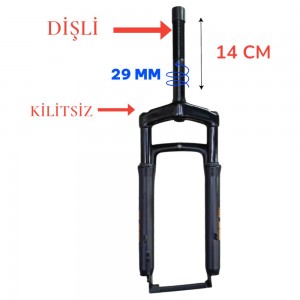 FAT BİKE 20 X 4.00 AMORTİSÖRLÜ MAŞA DİŞLİ - OVERSİZ (14 CM)