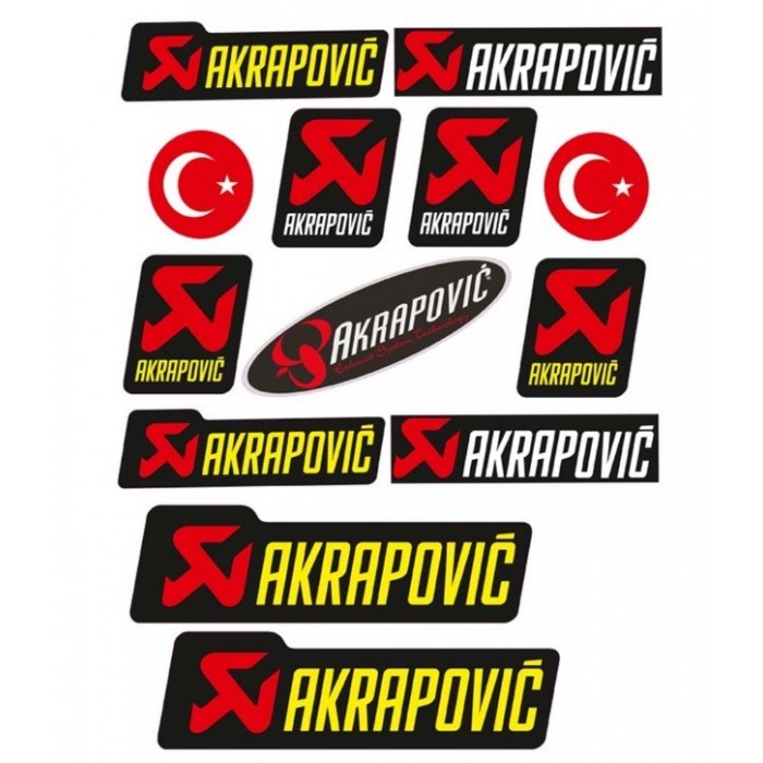 A4 STIKIR AKRAPOVIC