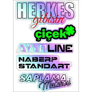 HOLOGRAM A5 STİCKER 005