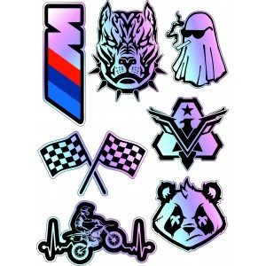 HOLOGRAM A5 STİCKER 006