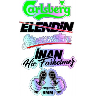 HOLOGRAM A5 STİCKER 029