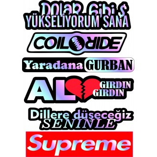 HOLOGRAM A5 STİCKER 030