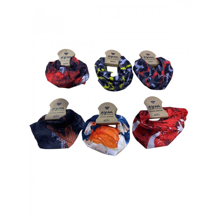BAFF - BANDANA ( KARIŞIK DESEN ) - YERLİ