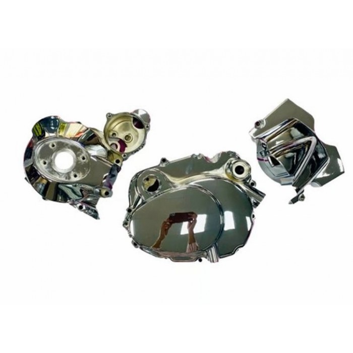 CG 125 DEBRİYAJ - STATÖR - ÖN DİŞLİ KAPAK NİKEL SET