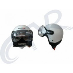 CTVR-201 AÇIK ÇENESİZ YARIM KASK - BEYAZ - M