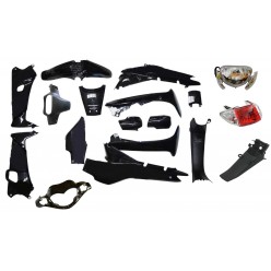 CUB 100 ÇELİK KAPORTA SETİ SİYAH ( FAR + STOP ) DAHİL