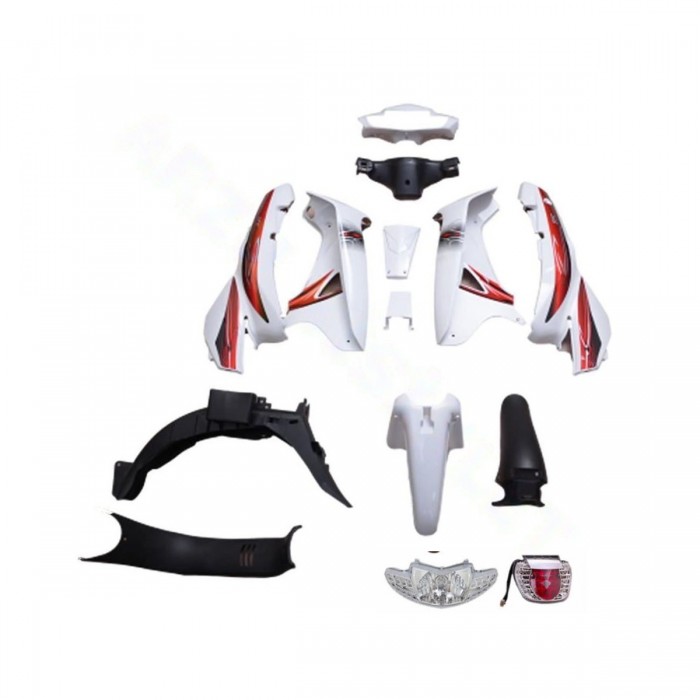 CUB 100 SFC KAPORTA SETİ BEYAZ (FAR + STOP) DAHİL