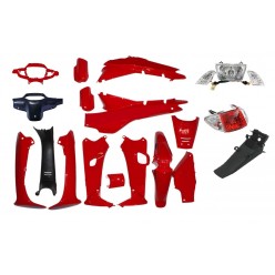 CUB LİFAN 110 KAPORTA SETİ KIRMIZI FAR - STOP DAHİL
