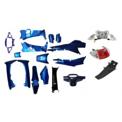 CUB LİFAN 110 KAPORTA SETİ MAVİ FAR - STOP DAHİL