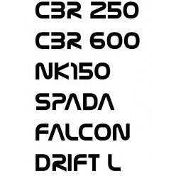 DRİFT L / CBR 250 / NK150 / RKS R250 / RX3İ EVO ARKA FREN BALATASI