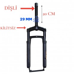 FAT BİKE 20 X 4.00 AMORTİSÖRLÜ MAŞA DİŞLİ - OVERSİZ