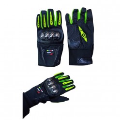 JET PARMAKLI ELDİVEN KORUMALI (CE BELGELİ / ONAYLI) - YEŞİL - XL