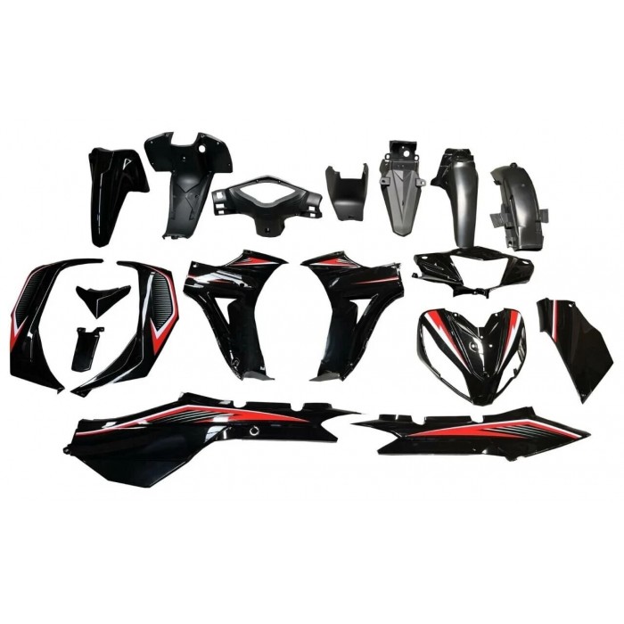 KUBA EGE KAPORTA SETİ SİYAH