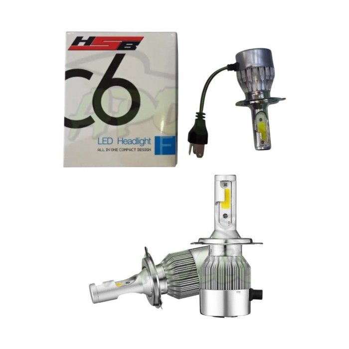 LED ZENON LAMBASI HSB - H4 2 Lİ SET