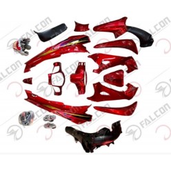 MOTORAN TORRO KAPORTA SETİ KIRMIZI (FAR + STOP) DAHİL