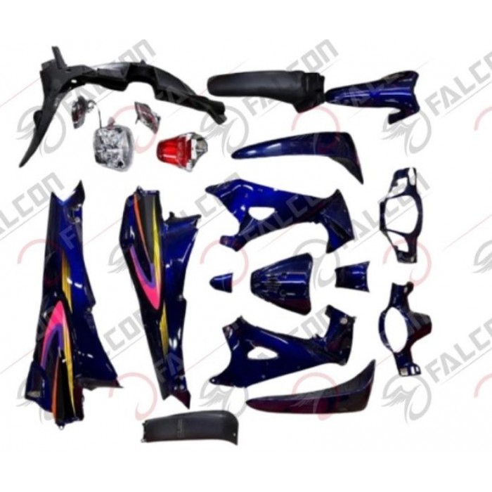 MOTORAN TORRO KAPORTA SETİ MAVİ (FAR + STOP) DAHİL