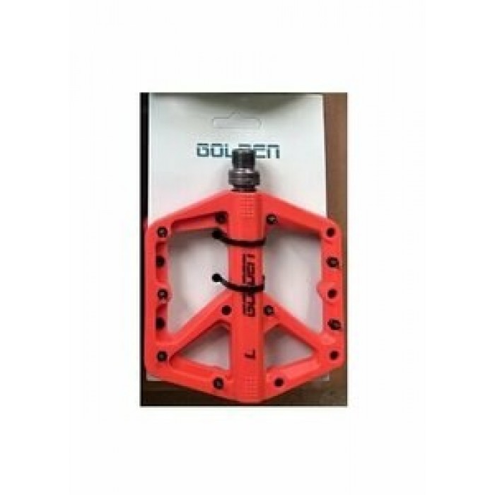 MTB RULMANLI PEDAL ÇİVİLİ PLASTİK - TURUNCU