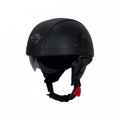 NAZI KASK DERİ SİYAH - XL