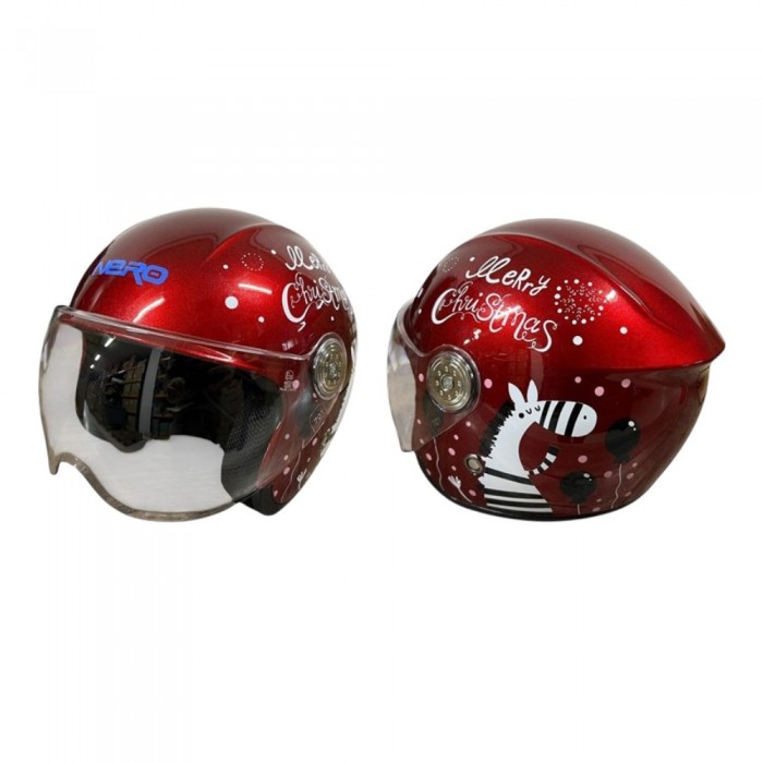 NERO ÇOCUK KASK ÇENESİZ 601 KIRMIZI (XL)