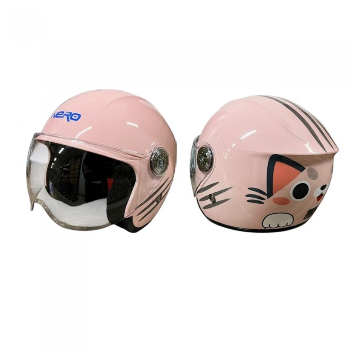 NERO ÇOCUK KASK ÇENESİZ 601 PEMBE (XL)