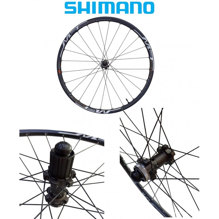 SHİMANO 26 MTB JANT SETİ MT65 SİYAH TUBELES - CENTER LOCK