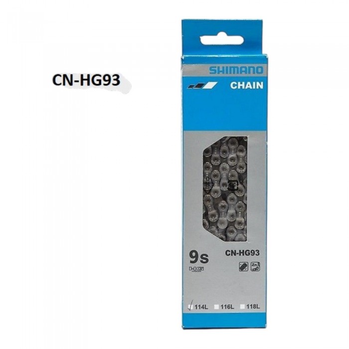 SHİMANO CN-HG93 9 VİTESLİ ZİNCİR 114 BAKLA SÜPER NARROW