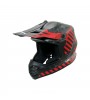 SWAY 618 ÇOCUK CROSS KASK ALERT SİYAH - KIRMIZI / L BEDEN
