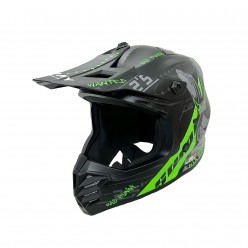 SWAY 618 ÇOCUK CROSS KASK BUNNY SİYAH - YEŞİL / XL BEDEN