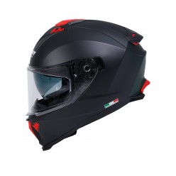 SWAY 865 GÜNEŞ GÖZLÜKLÜ KAPALI KASK - MAT SİYAH - M
