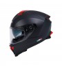 SWAY 865 GÜNEŞ GÖZLÜKLÜ KAPALI KASK - MAT SİYAH - M