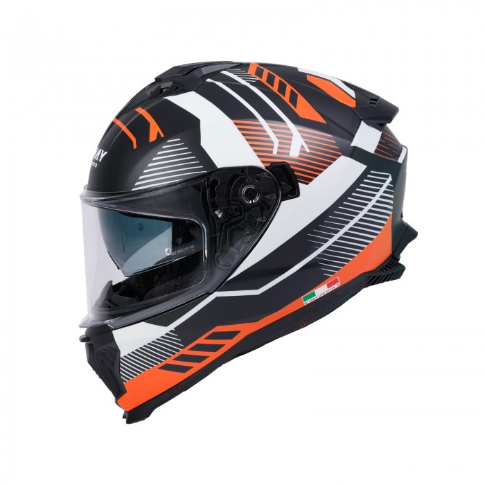 SWAY 865 GÜNEŞ GÖZLÜKLÜ KAPALI KASK - TURUNCU - M