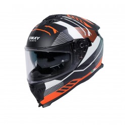 SWAY 865 GÜNEŞ GÖZLÜKLÜ KAPALI KASK - TURUNCU - XL