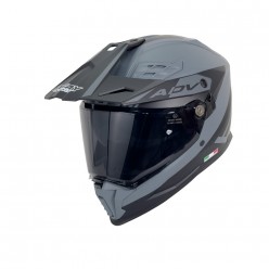 SWAY X65 CROSS KASK CAMLI GÜNEŞ VİZÖRLÜ AERO GRİ - L BEDEN