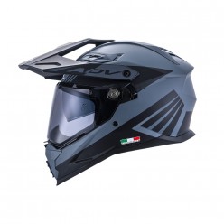 SWAY X65 CROSS KASK CAMLI GÜNEŞ VİZÖRLÜ AERO GRİ - XXL BEDEN