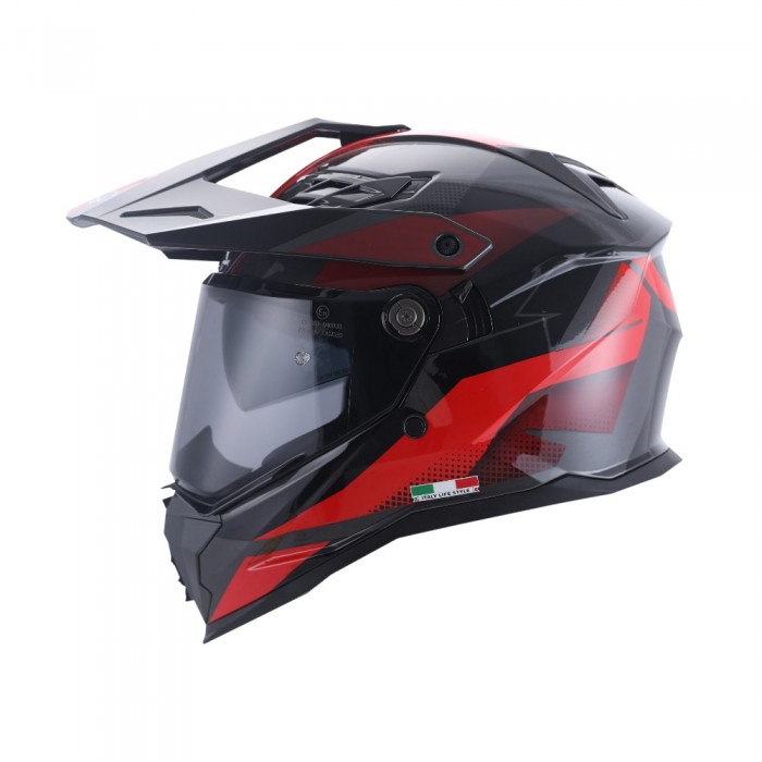SWAY X65 CROSS KASK CAMLI GÜNEŞ VİZÖRLÜ BLOCK KIRMIZI - L BEDEN SWAY X65 CROSS KASK CAMLI GÜNEŞ VİZÖRLÜ BLOCK KIRMIZI - L BEDEN
