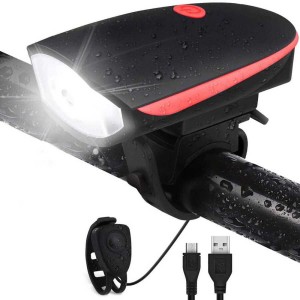 Işıklı Bisiklet Kornası Şarjlı KZ-SL7588A