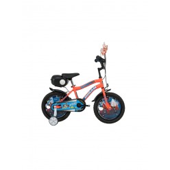 Bisan Bobo Çocuk Bisikleti 10" Kadro 16" Jant Neon Turuncu - Mavi