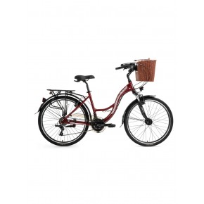 Bisan Sandy 17" Kadro 26" Jant Şehir Bisikleti Bordo