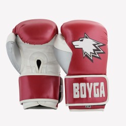Boyga Pulsar Profesyonel Boks Eldiveni Kırmızı-Beyaz